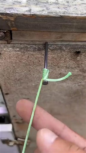 Simple and practical method of tying nails. #ropetrick #usa #tiktok #fyp #viral #satisfying #trending #rope #tipsandtricks #Outdoors #bushcraft | Knots Master