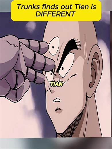 Trunks Finds Out Tien Is DIFFERENT (A Brutal Fight Analysis) 💥🔥 #DragonBall #Trunks #TienShinhan #AnimeFight #PowerScaling 3