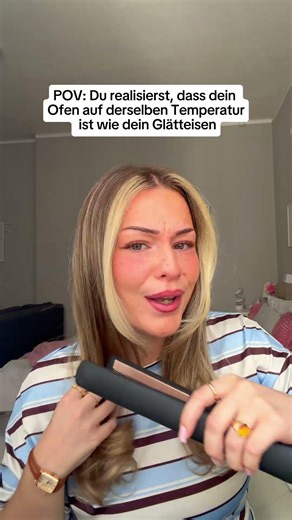 180 °C Umluft 🤓 #flaconi #straightner #hairtok #glätteisen
