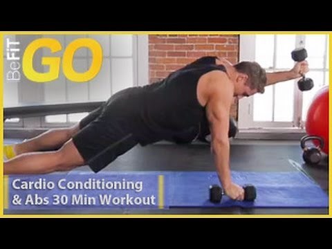 BeFiT GO: 30 Minute Cardio Conditioning & Ab Workout (high-intensity circuit training)