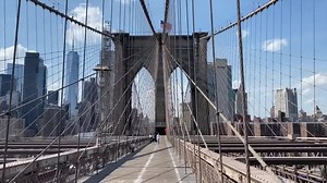 220K views · 14K reactions | Biking across the beautiful Brooklyn Bridge! #NewYork | New York - NewYork.co.uk | Facebook