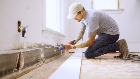 Streamline Trim and Baseboard Installation With the Right Adhesive - Fine Homebuilding
