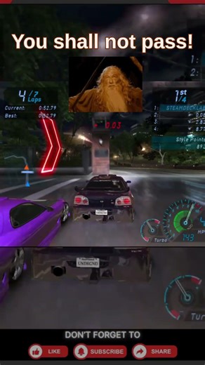I love cutting off my competitors. NFS: Underground | 対戦相手を妨害するのが好き #games #shorts #needforspeed