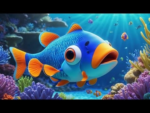 Counting Fish Swimming Together | Nursery Rhyme Song for Kids