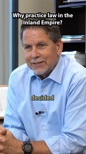 "Why practice law in the Inland Empire?" Personal injury attorney shares his experience going from practicing law in Santa Monica to Redlands and his history with the area. #interview #lawyersoftiktok #lawyersofinstagram #personalinjury #legalhelp | McCune Law Group