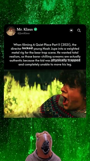 When filming A Quiet Place Part II (2021), Noah Jupe was trapped because