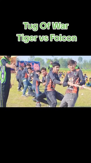 Tug war game Tiger vs Falcon. #sportsgala2k23 #games #tugofwar #sportsday #studentsbelike #enjoyment #todayilearned #jahanfanswahanstadium #liveforthechallenge #foryoupage #fyp #viralditiktok