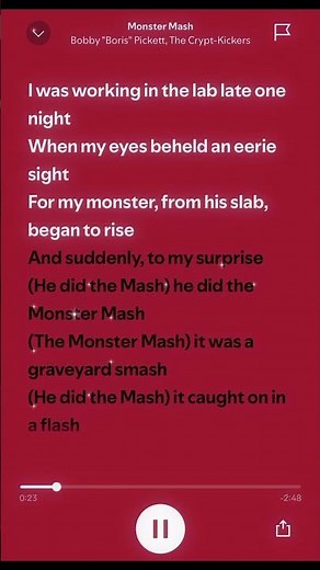 Monster Mash Sped Up • Bobby “Boris” Pickett & The Crypt-Kickers