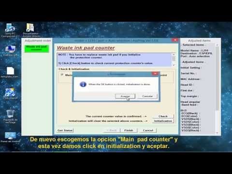 Solucion al error Almohadillas han llegado al final de su vida útil impresora epson