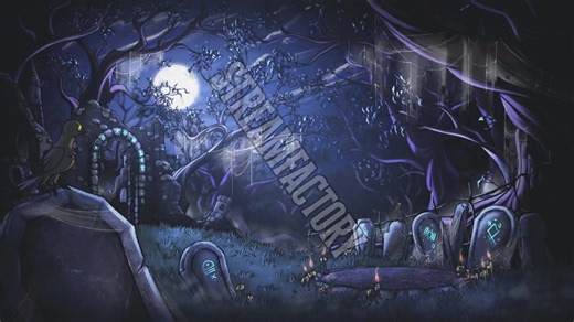Animated Vtuber Background - Dark Gothic Forest - Etsy