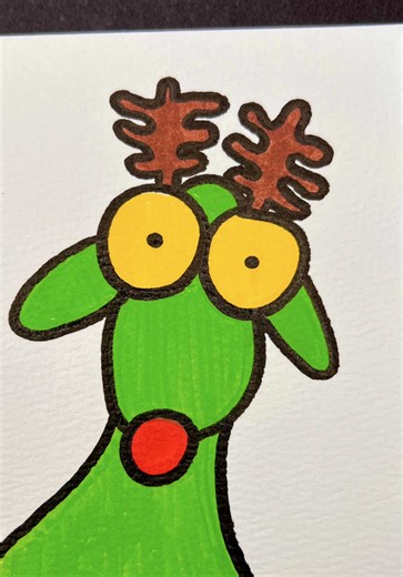 Cute Reindeer Drawing Tutorial