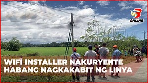 WiFi installer nakuryente habang nagkakabit ng linya #95.7 Brigada News FM Koronadal #BrigadaPH #InTheHeartOfChangingLives | 95.7 Brigada News FM Koronadal