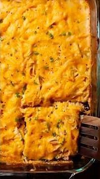 Rotel Chicken Spaghetti #casserole #food #easydinner