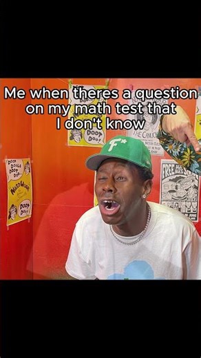 Me when theres a question on my math test that idk #relatable #fyp