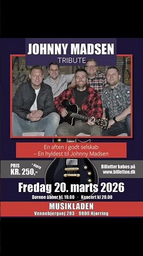 Rock’n’roll i snestorm! ❄️🎸 Hyldest til Johnny Madsen i Musikladen d. 20/3. #Shorts #Musik