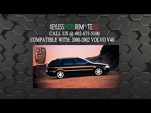 How To Replace Volvo V40 Key Fob Battery 2000 2001 2002