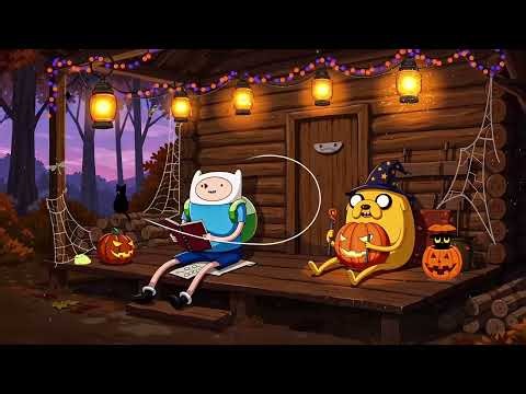 Cozy Halloween with Finn & Jake 🎃👻 Spooky Calm for Relaxation 💤 Lofi Sleep & Unwind Music