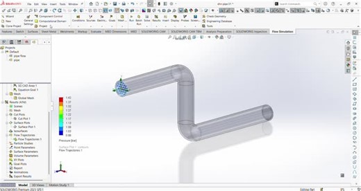 #cfd #flowsimulation #solidworks #fluiddynamics #mechanicalengineering #engineeringdesign #waterflowanalysis #pressuredistribution #velocityprofile #thermofluidengineering #productdevelopment… | DHANUSH M