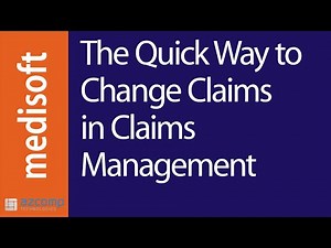 The Quick Way to Change Claims in Claims Management