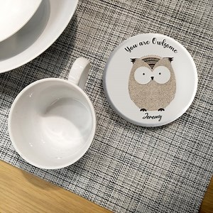 Diatomite coaster | Customised Diatomite Coasters Printing Singapore