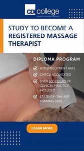 Dream of a career as a Registered Massage Therapist? Start your journey at CDI College today. | CDI College