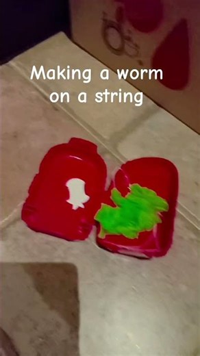 making a worm on a string