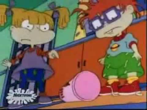 Classic Rugrats clip - Tommy's Failed Atempt to be Bad