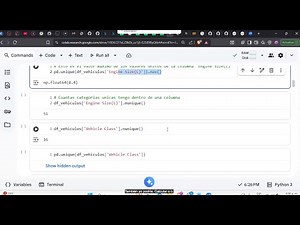 📊 Clase 10 - retomando ejercicio, base de datos (emisión de CO2 en vehículos)