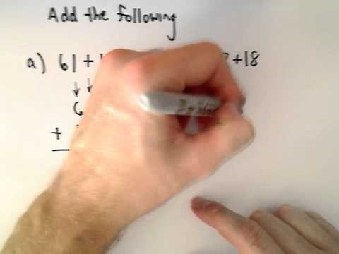 Adding Whole Numbers Example 1