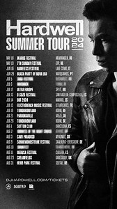 Kicking off the European Festival Summer this weekend. Where will I see you next? ☀️🎶 | Hardwell