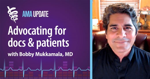 Becoming president of the American Medical Association and his plans for the future of medicine