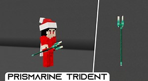 Prismarine Trident Texture Pack for Minecraft []
