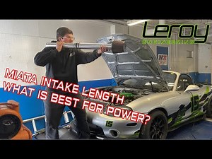 Miata Dyno Tests: What's the best Intake Length for Power?