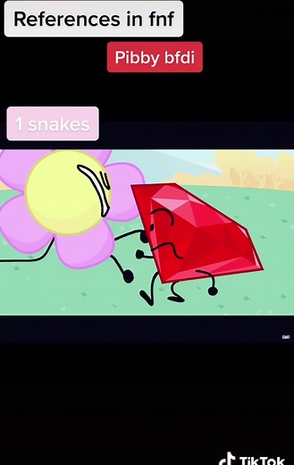 BFDI Flower and Pibby References in FNF - Analog Horror and Spongebob Connections