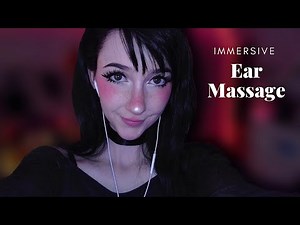 ASMR ☾ 𝐑𝐞𝐥𝐞𝐚𝐬𝐢𝐧𝐠 𝐘𝐨𝐮𝐫 𝐓𝐞𝐧𝐬𝐢𝐨𝐧 𝐩𝐭.𝟐❣️[ear massage w/ lotion, 3Dio massage, mic behind camera]