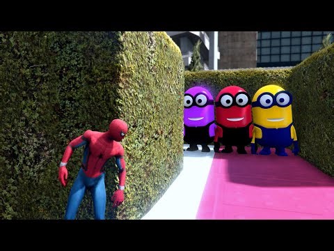 GTA 5 Funny Ragdoll Spiderman vs Blue Minion Eps.10