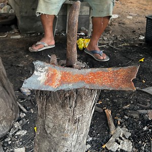 75K views · 630 reactions | Making Knife | How To Make Sharp Machete From A Piece Of Disc Plough | The creative | Facebook