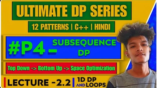 L2.2 - Subsequences DP | How To Create Subsequences Recursively? | Loop Version | Count Subsequences | Hiren Joshi
