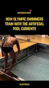2M views · 25K reactions | Olympic swimmers train in pools designed...