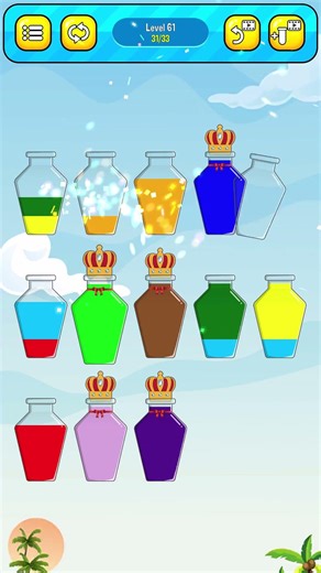 Water Sort Puzzle Level 61 - 99% Get This Wrong