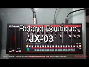 Roland Boutique | JX-03 Synth Module Demo