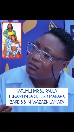 mswahilina_updates on Instagram: "Director Lamata ni rafiki wa karibu wa @kajalafrida ambaye ni mama yake na @therealpaulahkajala amewajibu wanaosema Paula aache kufuatana na marafiki wa mama yake kwa kusema kuwa wao sio marafiki wa Paula bali ni wazazi wake wanamlinda hivyo wanakosea kusema. #mswahilina #trendingreels #harmonize #viralreels #kajalamasanja"