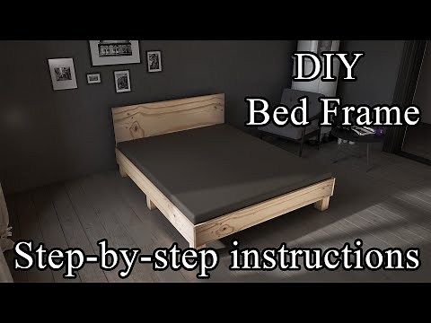 DIY Bed Frame | How to Build a Modern Wooden Bed