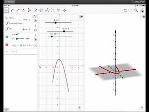 GeoGebra:Create Surface by Rotating a Function around X-axis