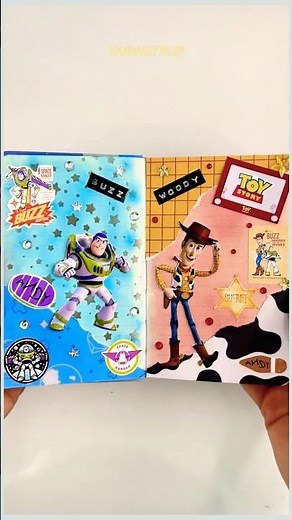 Toy Story Series: Part 1 - Buzz vs Woody! 🚀🤠 #toystory #journaling