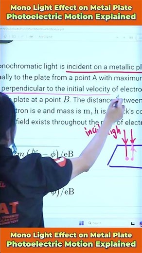 Mono Light Effect on Metal Plate Photoelectric Motion Explained in Simple Way
