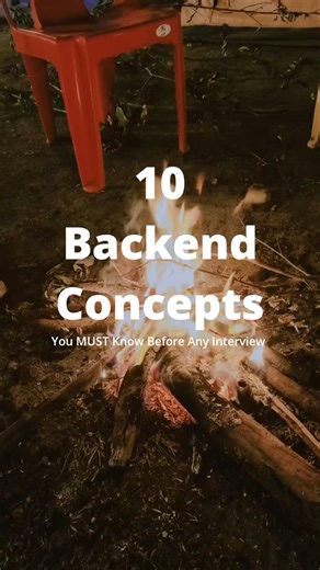 Backend Concepts You MUST Know Before Any Interview #codinginterview #systemdesign