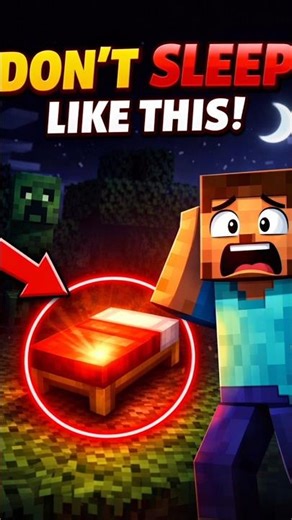 Minecraft me sone ka sahi tarika 😱 | #shorts #minecraftshorts