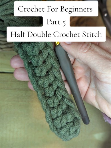 Learn Half Double Crochet Stitch Easily