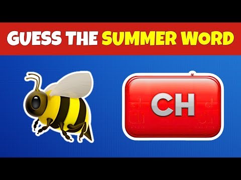 Guess the Summer Word by Emoji! 🌞🍉 | Can You Get All Right? | Summer Edition | Emoji Summer Quiz